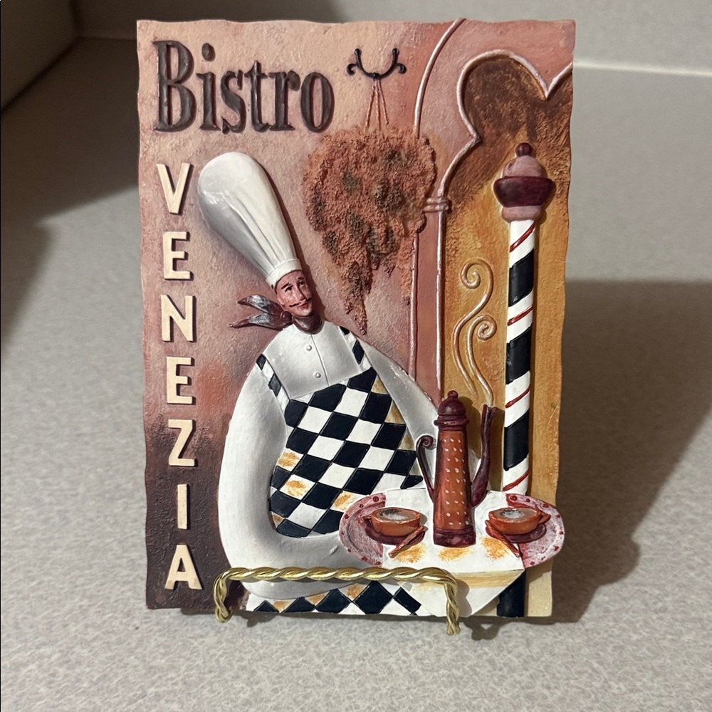 Bistro Venezia Chef Wall Decor